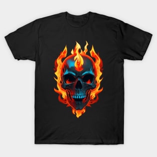 fire skeleton T-Shirt